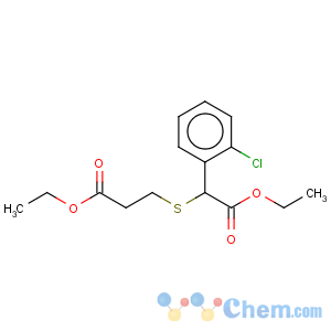 CAS No:41022-44-0 Benzeneacetic acid,2-chloro-a-[(3-ethoxy-3-oxopropyl)thio]-,ethyl ester