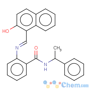CAS No:410536-97-9 2-[(2-oxonaphthalen-1-ylidene)methylamino]-N-[(1R)-1-phenylethyl]benzamide