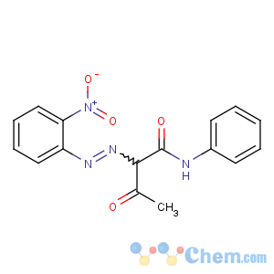 CAS No:4106-67-6 2-[(2-nitrophenyl)diazenyl]-3-oxo-N-phenylbutanamide