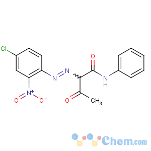 CAS No:4106-76-7 2-[(4-chloro-2-nitrophenyl)diazenyl]-3-oxo-N-phenylbutanamide