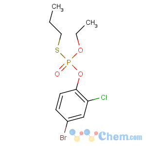 CAS No:41198-08-7 4-bromo-2-chloro-1-[ethoxy(propylsulfanyl)phosphoryl]oxybenzene