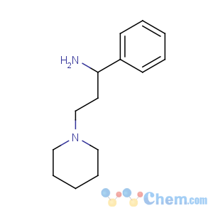 CAS No:41208-24-6 1-phenyl-3-piperidin-1-ylpropan-1-amine