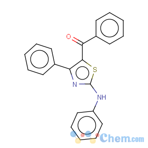 CAS No:4123-32-4 phenyl-(4-phenyl-2-phenylamino-thiazol-5-yl)-methanone