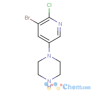 CAS No:412347-55-8 1-(5-bromo-6-chloropyridin-3-yl)piperazine
