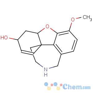 CAS No:41303-74-6 6H-Benzofuro[3a,3,2-ef][2]benzazepin-6-ol,4a,5,9,10,11,12-hexahydro-3-methoxy-, (4aS,6R,8aS)-