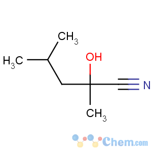 CAS No:4131-68-4 Pentanenitrile,2-hydroxy-2,4-dimethyl-