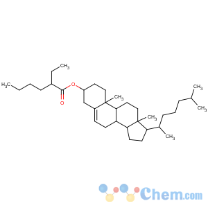 CAS No:41329-01-5 [(3S,8S,9S,10R,13R,14S,17R)-10,<br />13-dimethyl-17-[(2R)-6-methylheptan-2-yl]-2,3,4,7,8,9,11,12,14,15,16,<br />17-dodecahydro-1H-cyclopenta[a]phenanthren-3-yl] 2-ethylhexanoate