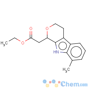 CAS No:41340-19-6 ethyl (8-methyl-1,3,4,9-tetrahydropyrano[3,4-b]indol-1-yl)acetate