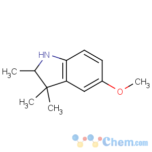 CAS No:41382-23-4 5-methoxy-2,3,3-trimethyl-1,2-dihydroindole