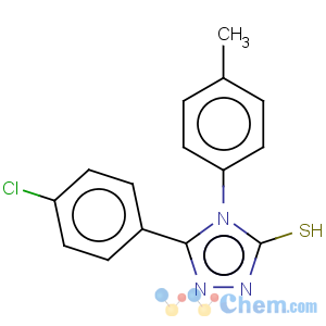 CAS No:41401-15-4 3H-1,2,4-Triazole-3-thione,5-(4-chlorophenyl)-2,4-dihydro-4-(4-methylphenyl)-