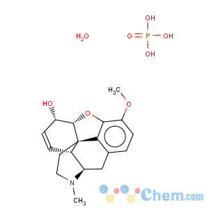 CAS No:41444-62-6 CODEINE PHOSPHATE HEMIHYDRATE