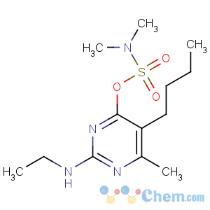 CAS No:41483-43-6 [5-butyl-2-(ethylamino)-6-methylpyrimidin-4-yl] N,N-dimethylsulfamate