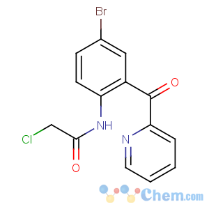 CAS No:41526-21-0 N-[4-bromo-2-(pyridine-2-carbonyl)phenyl]-2-chloroacetamide