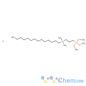 CAS No:41591-87-1 1-Tetradecanaminium,N,N-dimethyl-N-[3-(trimethoxysilyl)propyl]-, chloride (1:1)