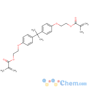 CAS No:41637-38-1 Poly(oxy-1,2-ethanediyl),a,a'-[(1-methylethylidene)di-4,1-phenylene]bis[w-[(2-methyl-1-oxo-2-propen-1-yl)oxy]-