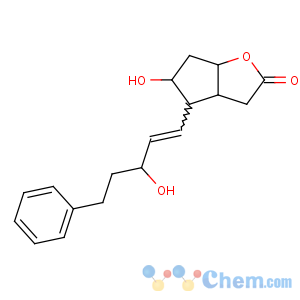 CAS No:41639-74-1 (3aR,4R,5R,6aS)-5-hydroxy-4-[(3S)-3-hydroxy-5-phenylpent-1-enyl]-3,3a,4,<br />5,6,6a-hexahydrocyclopenta[b]furan-2-one