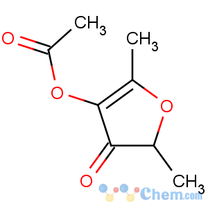 CAS No:4166-20-5 (2,5-dimethyl-4-oxofuran-3-yl) acetate