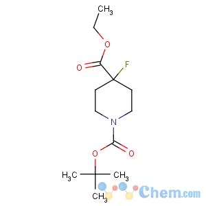 CAS No:416852-82-9 1-O-tert-butyl 4-O-ethyl 4-fluoropiperidine-1,4-dicarboxylate