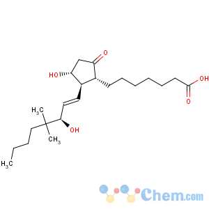 CAS No:41692-15-3 Prost-13-en-1-oic acid,11,15-dihydroxy-16,16-dimethyl-9-oxo-, (11a,13E,15R)-
