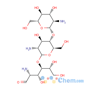 CAS No:41708-93-4 (2r,3r,4r,5r)-2-amino-4-[(2r,3r,4r,5s,6r)-3-amino-5-[(2s,3r,4r,5s,6r)-3-amino-4,5-dihydroxy-6-(hydroxymethyl)oxan-2-yl]oxy-4-hydroxy-6-(hydroxymethyl)oxan-2-yl]oxy-3,5,6-trihydroxy-hexanal