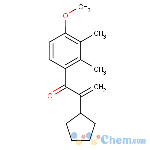 CAS No:41715-82-6 2-cyclopentyl-1-(4-methoxy-2,3-dimethylphenyl)prop-2-en-1-one