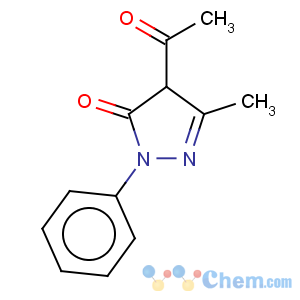 CAS No:4173-74-4 3-methyl-4-acetyl-1-phenyl-1h-pyrazole-5(4h)-one