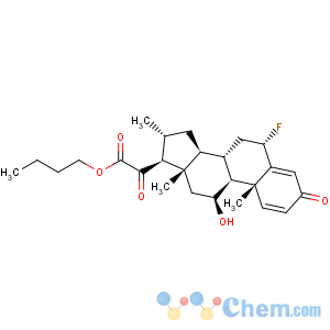 CAS No:41767-29-7 Pregna-1,4-dien-21-oicacid, 6-fluoro-11-hydroxy-16-methyl-3,20-dioxo-, butyl ester, (6a,11b,16a)-