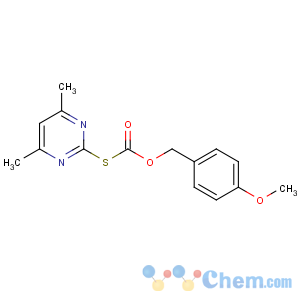 CAS No:41840-29-3 (4-methoxyphenyl)methyl (4,6-dimethylpyrimidin-2-yl)sulfanylformate