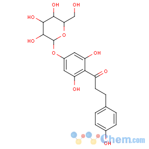 CAS No:4192-90-9 1-[2,6-dihydroxy-4-[(2S,3R,4S,5S,6R)-3,4,<br />5-trihydroxy-6-(hydroxymethyl)oxan-2-yl]oxyphenyl]-3-(4-hydroxyphenyl)<br />propan-1-one