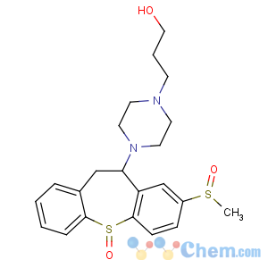 CAS No:41931-98-0 3-[4-(3-methylsulfinyl-11-oxo-5,<br />6-dihydrobenzo[b][1]benzothiepin-5-yl)piperazin-1-yl]propan-1-ol