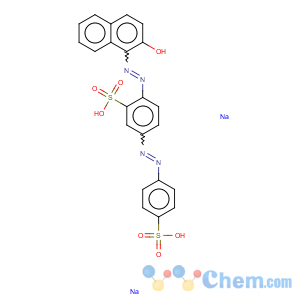 CAS No:4196-99-0 sodium 6-(2-hydroxynaphthylazo)-3,4'-azodibenzenesulphonate