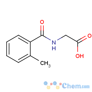 CAS No:42013-20-7 2-[(2-methylbenzoyl)amino]acetic acid