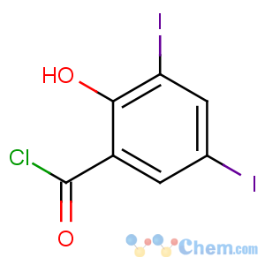 CAS No:42016-91-1 2-hydroxy-3,5-diiodobenzoyl chloride