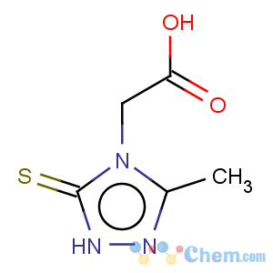 CAS No:42047-33-6 2-(3-methyl-5-thioxo-1h-1,2,4-triazol-4(5h)-yl)acetic acid