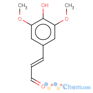CAS No:4206-58-0 2-Propenal,3-(4-hydroxy-3,5-dimethoxyphenyl)-, (2E)-