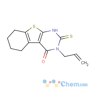 CAS No:42062-91-9 3-ALLYL-2-MERCAPTO-5,6,7,8-TETRAHYDRO-3H-BENZO[4,5]THIENO[2,3-D]PYRIMIDIN-4-ONE