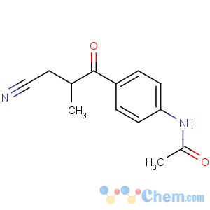 CAS No:42075-21-8 N-[4-(3-cyano-2-methylpropanoyl)phenyl]acetamide