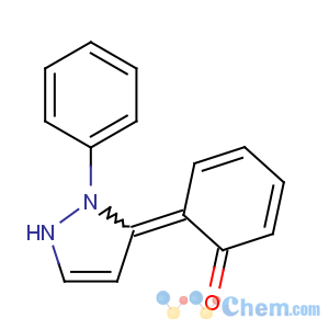 CAS No:42089-79-2 6-(2-phenyl-1H-pyrazol-3-ylidene)cyclohexa-2,4-dien-1-one