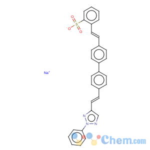 CAS No:42181-64-6 Benzenesulfonic acid,2-[2-[4'-[2-(2-phenyl-2H-1,2,3-triazol-4-yl)ethenyl][1,1'-biphenyl]-4-yl]ethenyl]-,sodium salt (1:1)
