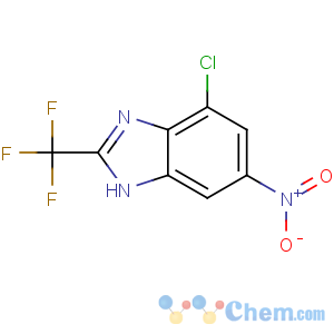 CAS No:4228-91-5 1H-Benzimidazole,7-chloro-5-nitro-2-(trifluoromethyl)-