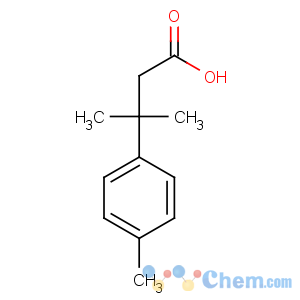 CAS No:42288-08-4 3-methyl-3-(4-methylphenyl)butanoic acid