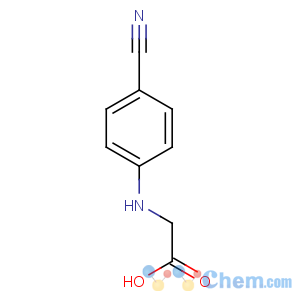 CAS No:42288-26-6 2-(4-cyanoanilino)acetic acid