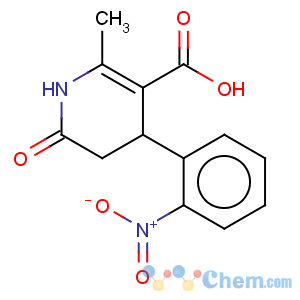CAS No:423120-03-0 3-Pyridinecarboxylicacid, 1,4,5,6-tetrahydro-2-methyl-4-(2-nitrophenyl)-6-oxo-