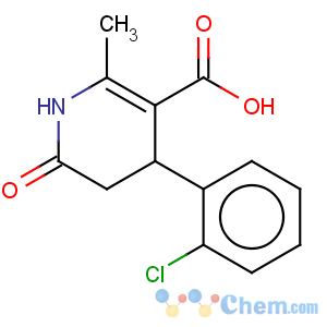 CAS No:423120-06-3 3-Pyridinecarboxylicacid, 4-(2-chlorophenyl)-1,4,5,6-tetrahydro-2-methyl-6-oxo-