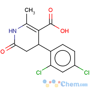 CAS No:423120-07-4 3-Pyridinecarboxylicacid, 4-(2,4-dichlorophenyl)-1,4,5,6-tetrahydro-2-methyl-6-oxo-