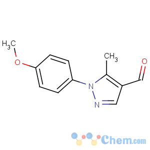 CAS No:423768-44-9 1-(4-methoxyphenyl)-5-methylpyrazole-4-carbaldehyde