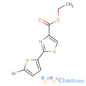 CAS No:423768-45-0 ethyl 2-(5-bromothiophen-2-yl)-1,3-thiazole-4-carboxylate