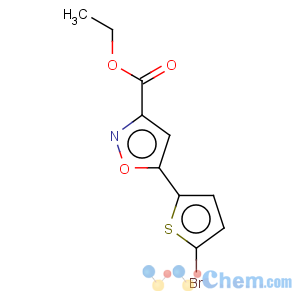 CAS No:423768-50-7 ethyl 5-(5-bromo-2-thienyl)-3-isoxazolecarboxylate