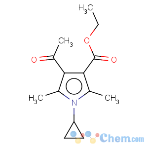 CAS No:423768-51-8 1H-Pyrrole-3-carboxylicacid, 4-acetyl-1-cyclopropyl-2,5-dimethyl-, ethyl ester