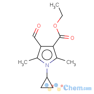 CAS No:423768-53-0 1H-Pyrrole-3-carboxylicacid, 1-cyclopropyl-4-formyl-2,5-dimethyl-, ethyl ester